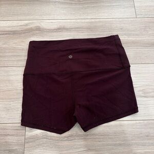 lululemon athletica Women's Burgundy Shorts